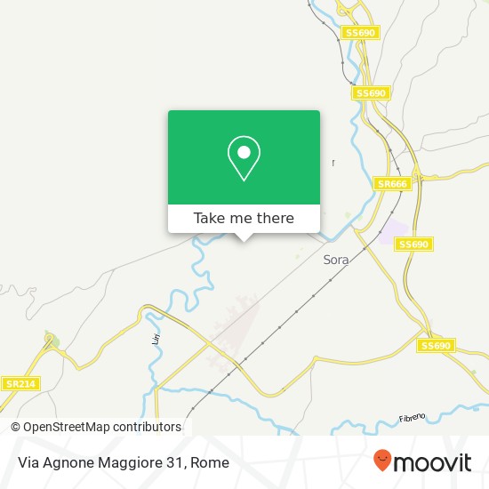 Via Agnone Maggiore  31 map