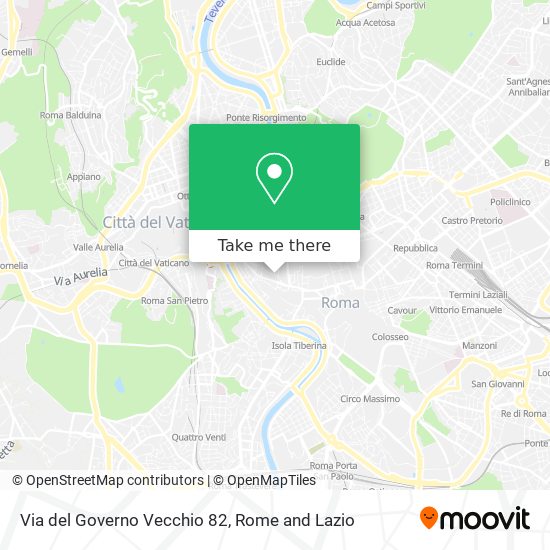 Via del Governo Vecchio  82 map