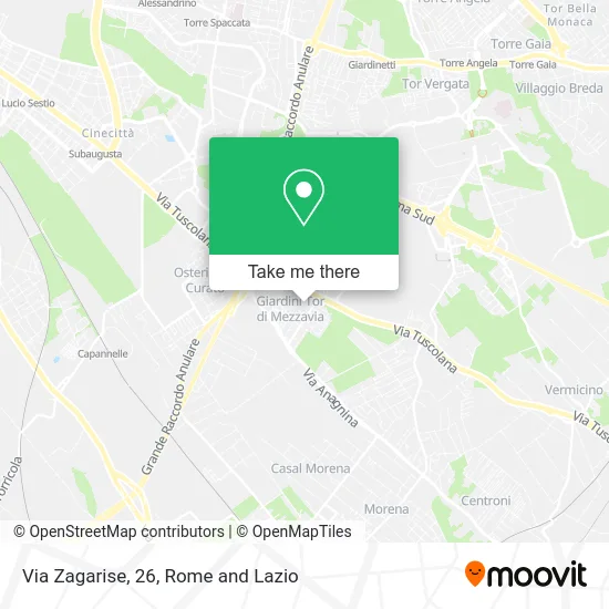 Zagarise Street 26 map