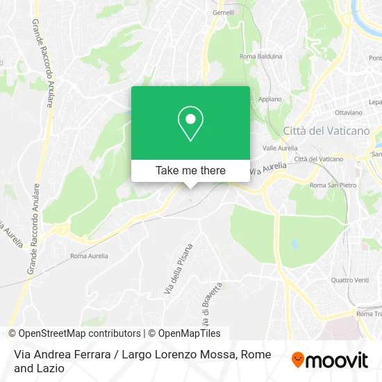 Andrea Ferrara Street / Lorenzo Mossa Square map