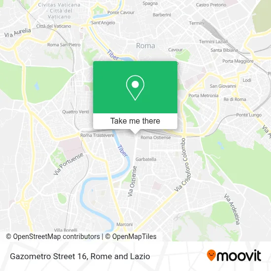 Gazometro Street 16 map