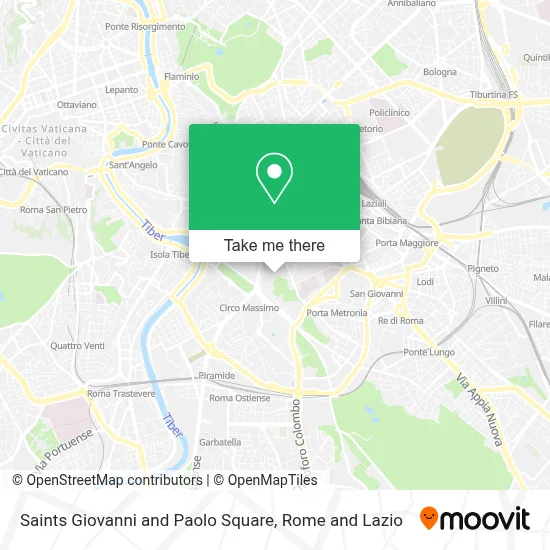 Saints Giovanni and Paolo Square map