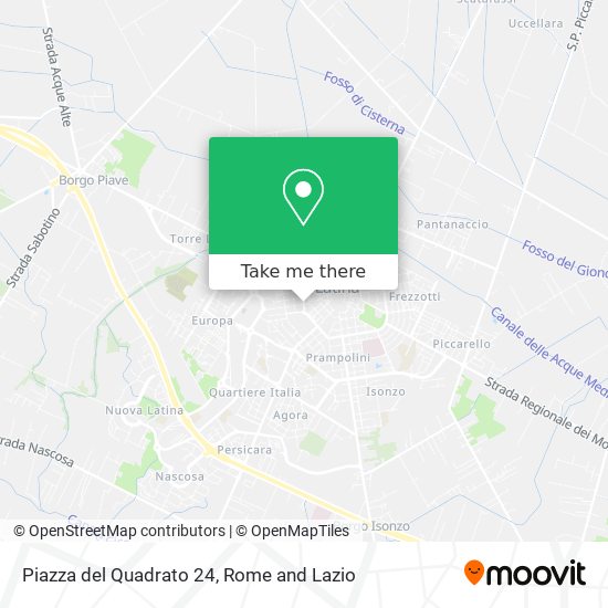 Piazza del Quadrato  24 map