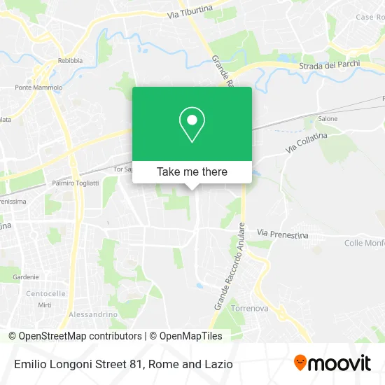 Emilio Longoni Street 81 map