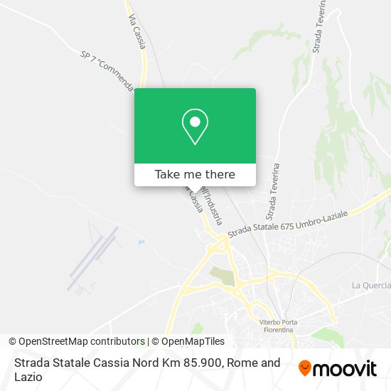 Strada Statale Cassia Nord Km 85.900 map