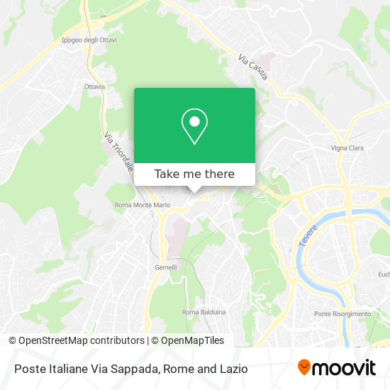 Poste Italiane Via Sappada map