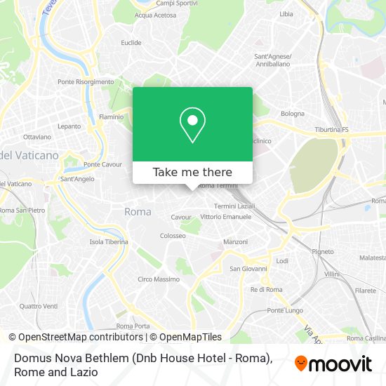 Domus Nova Bethlem (Dnb House Hotel - Roma) map