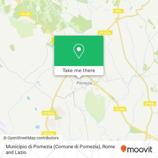 Municipio di Pomezia (Comune di Pomezia) map