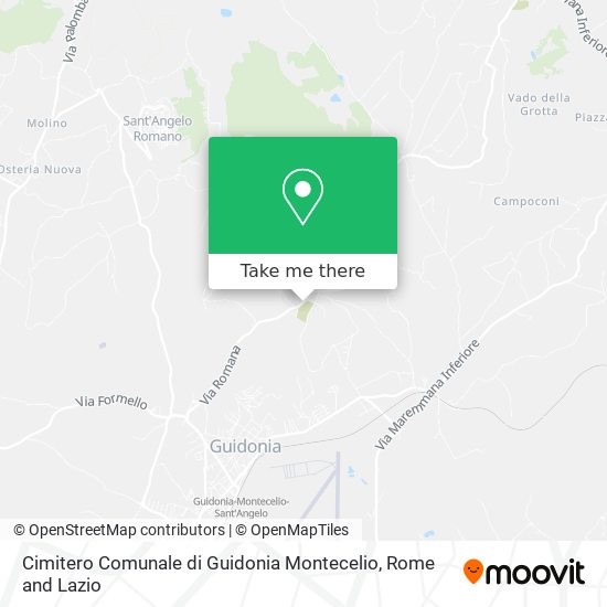 Cimitero Comunale di Guidonia Montecelio map