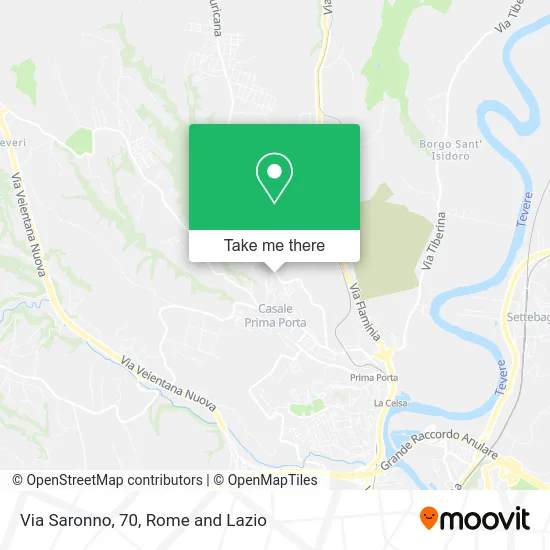 Saronno Street 70 map