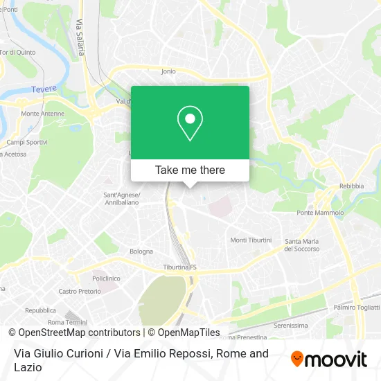 Via Giulio Curioni / Via Emilio Repossi map