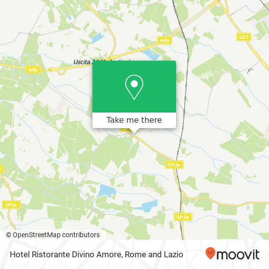 Hotel Ristorante Divino Amore map