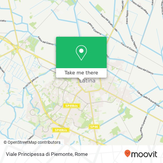 Viale Principessa di Piemonte map