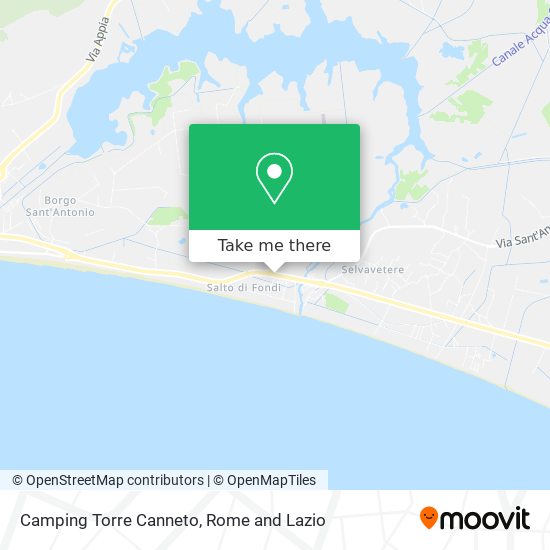 Camping Torre Canneto map