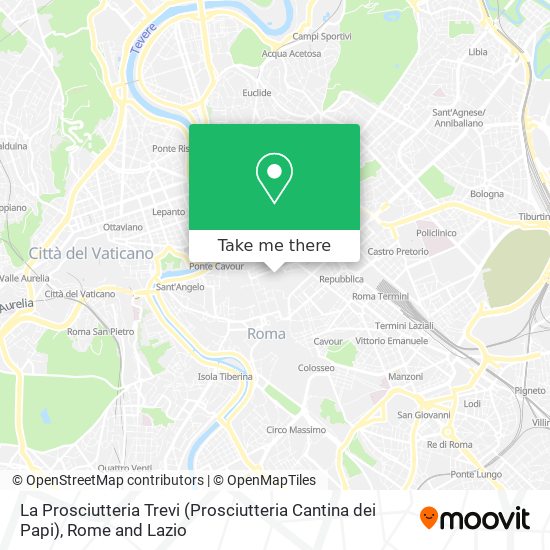 La Prosciutteria Trevi (Prosciutteria Cantina dei Papi) map