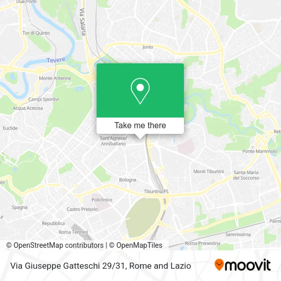 Via Giuseppe Gatteschi 29/31 map