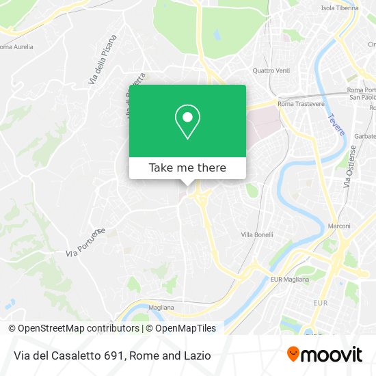 Via del Casaletto  691 map