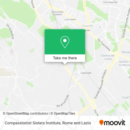 Compassionist Sisters Institute map