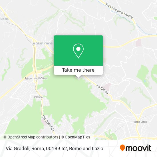 Via Gradoli, Roma, 00189 62 map