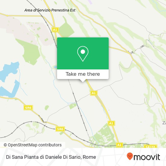 Di Sana Pianta di Daniele Di Sario map