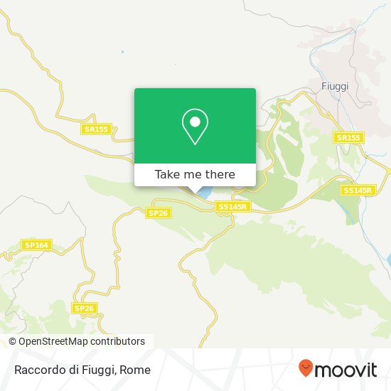 Raccordo di Fiuggi map