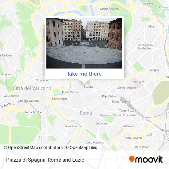 Piazza di Spagna map