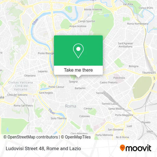 Ludovisi Street 48 map