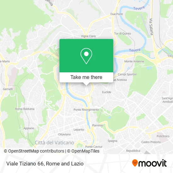 Tiziano Avenue 66 map