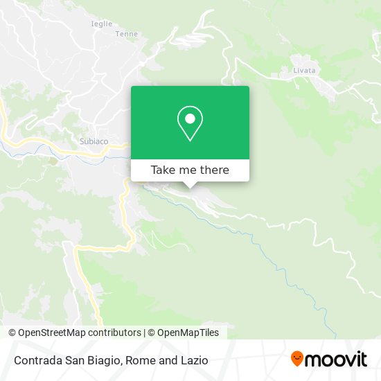 Contrada San Biagio map