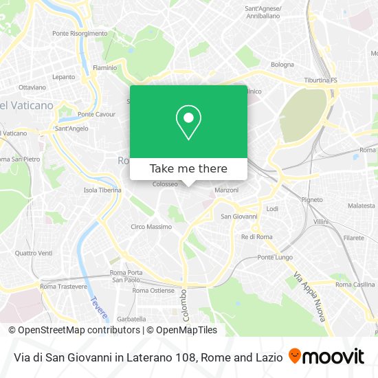 Via di San Giovanni in Laterano  108 map