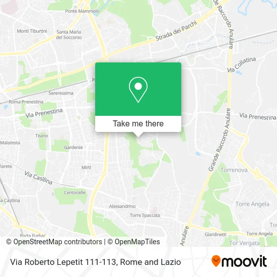 Roberto Lepetit Street 111-113 map