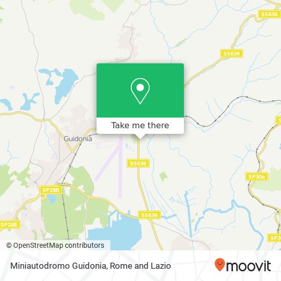 Miniautodromo Guidonia map