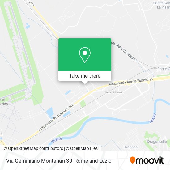 Via Geminiano Montanari  30 map