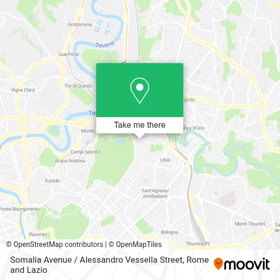 Somalia Avenue / Alessandro Vessella Street map