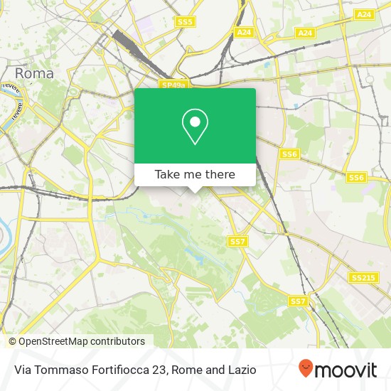 Via Tommaso Fortifiocca  23 map