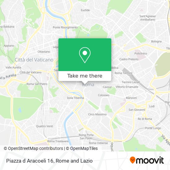 Piazza d Aracoeli  16 map