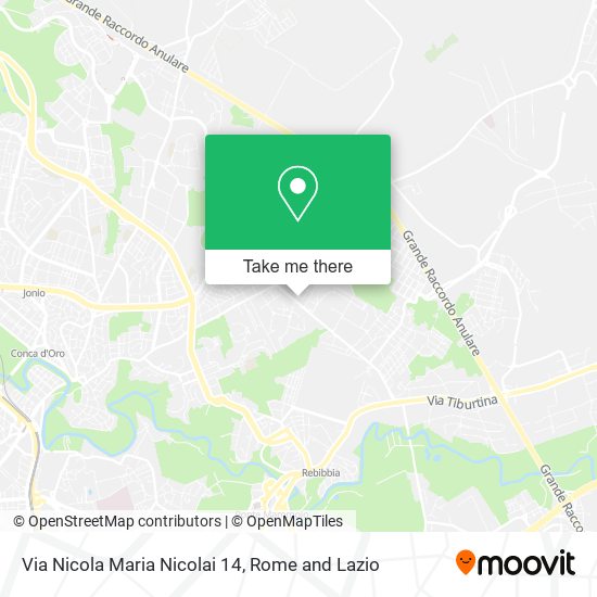 Via Nicola Maria Nicolai  14 map