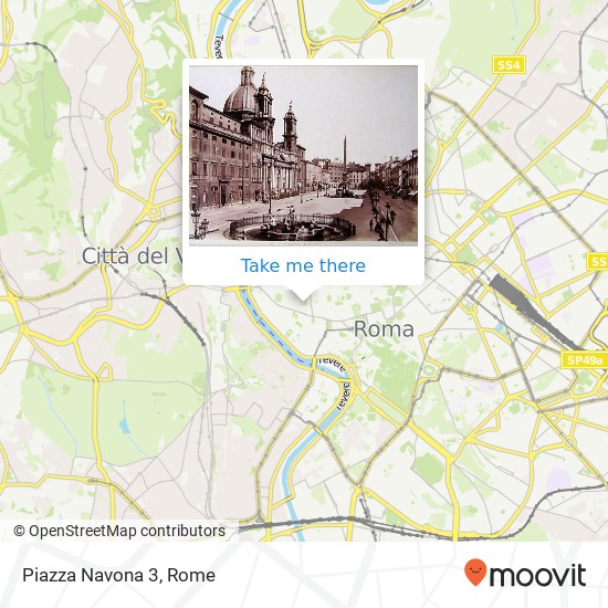 Piazza Navona  3 map