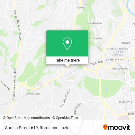 Aurelia Street 619 map
