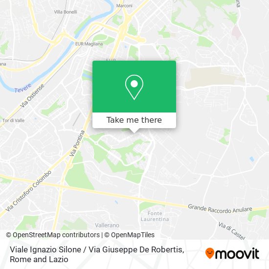 Viale Ignazio Silone / Via Giuseppe De Robertis map