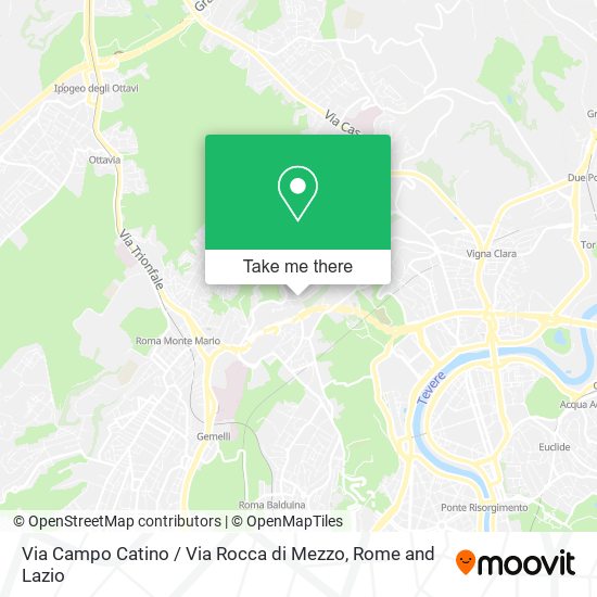 Via Campo Catino / Via Rocca di Mezzo map