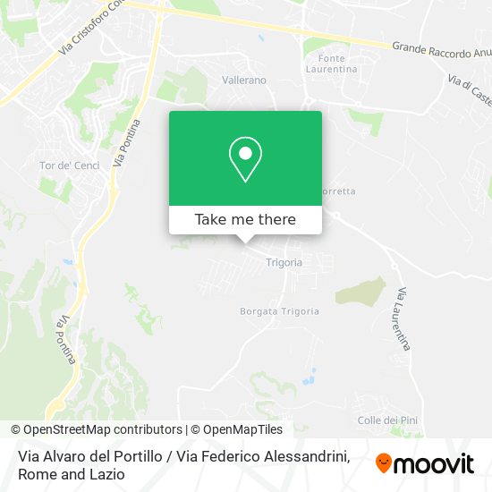 Via Alvaro del Portillo / Via Federico Alessandrini map