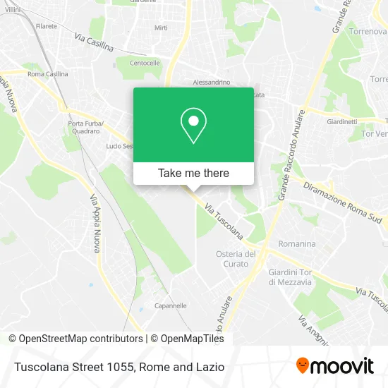 Tuscolana Street 1055 map