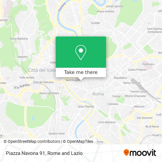 Piazza Navona 91 map