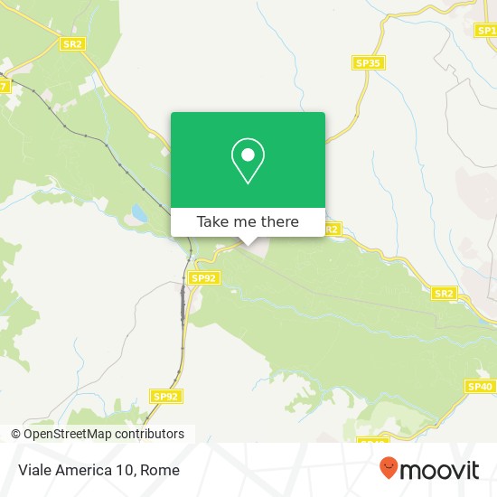 Viale America 10 map