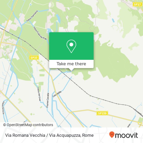 Via Romana Vecchia / Via Acquapuzza map
