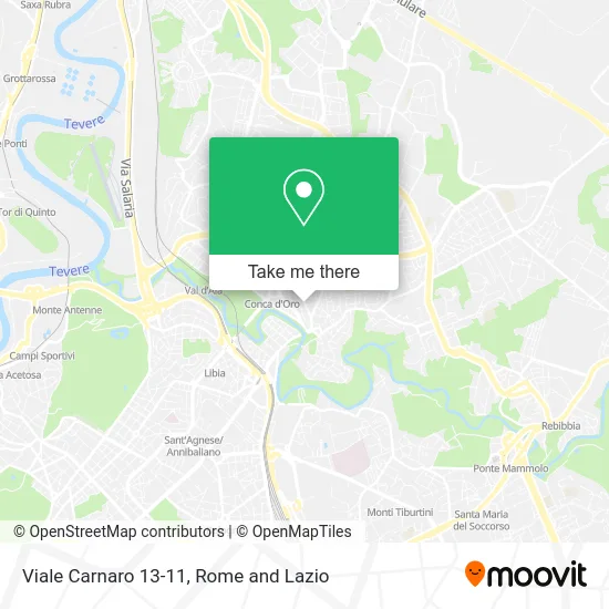 Carnaro Avenue 13-11 map