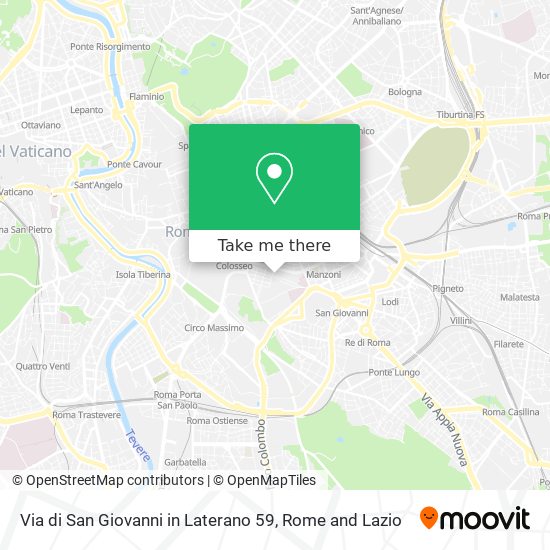 Via di San Giovanni in Laterano  59 map