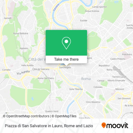 Piazza di San Salvatore in Lauro map