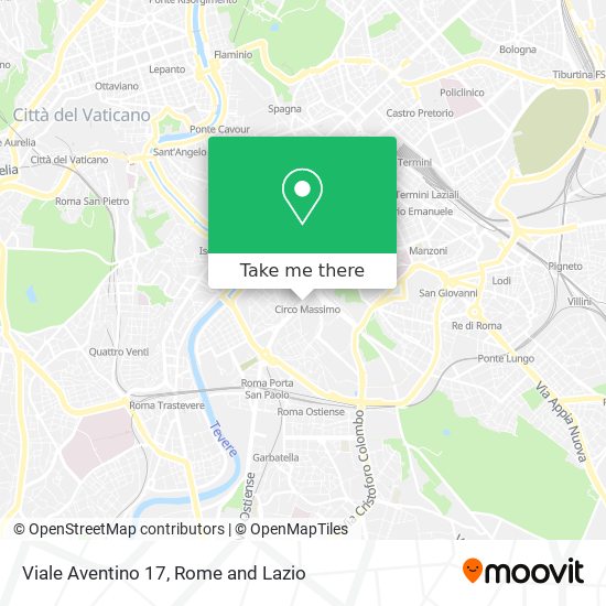 Viale Aventino  17 map